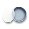 Ciotola in Silicone Con Base a Sottovuoto e Coperchio GREY